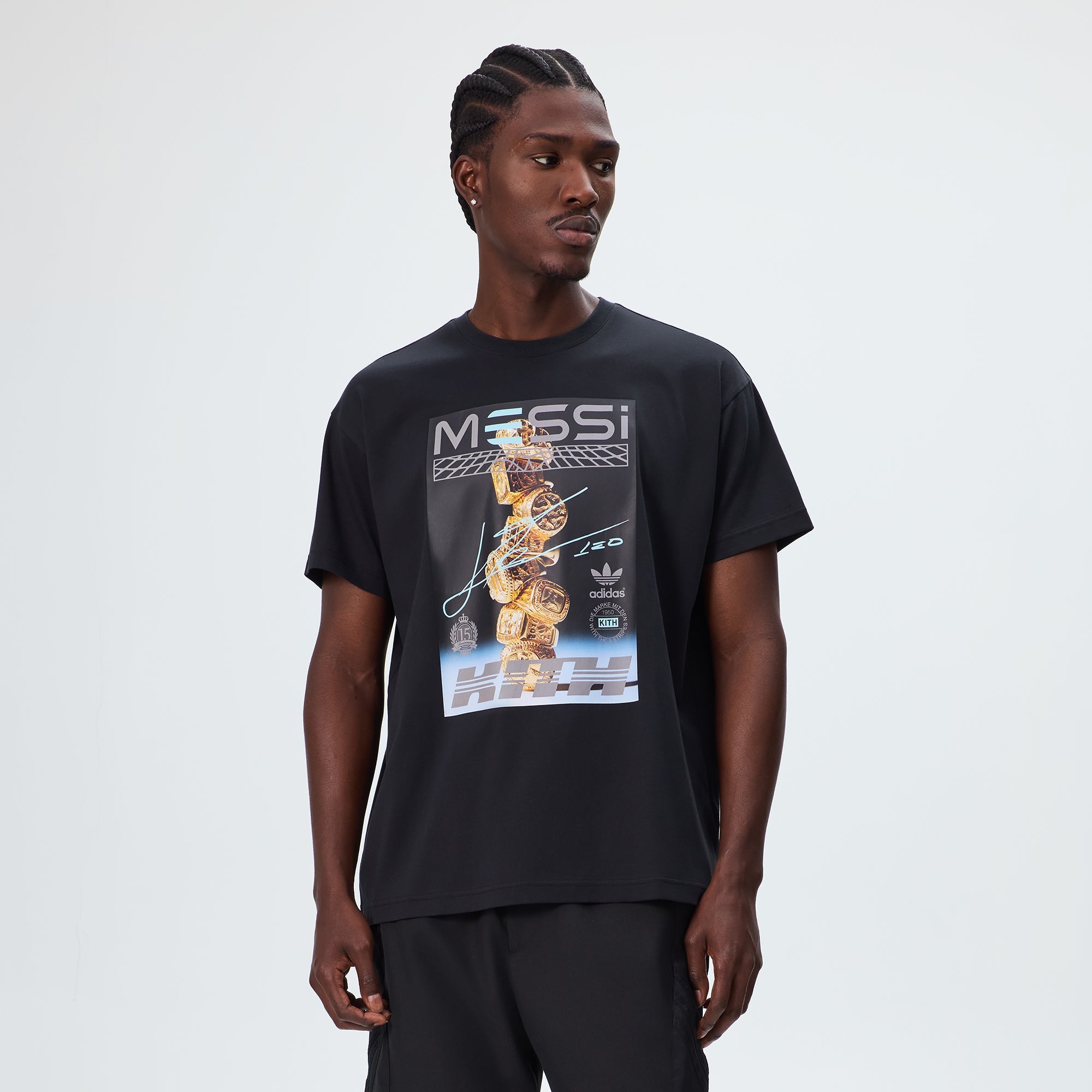 Kith & Messi for adidas Football Graphic Tee - Black – Kith Canada