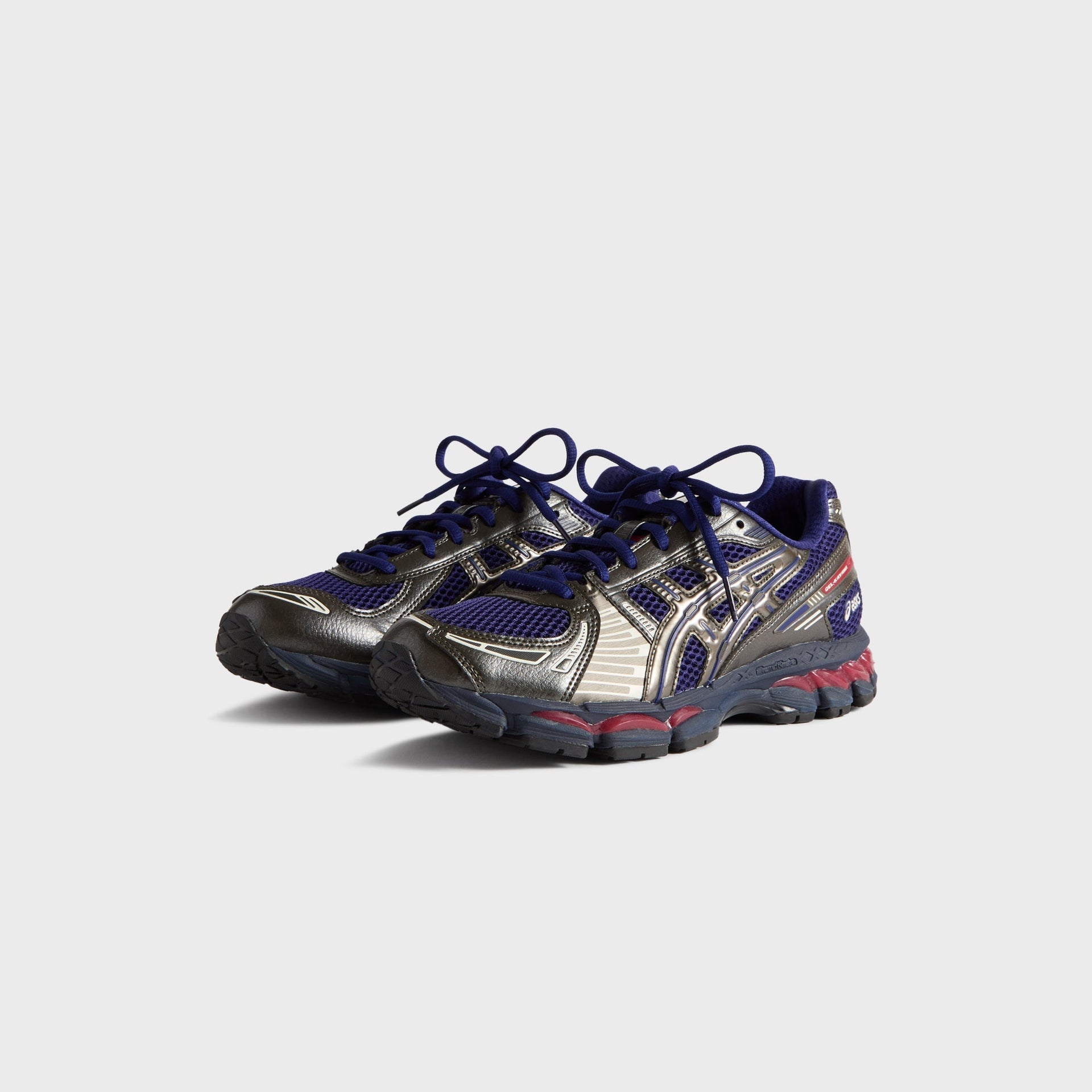 Marvel vs. Capcom | Kith for ASICS GEL-KAYANO® 12.1 Captain America vs. Guile Double Box - Dive Blue / Gunmetal / Deep Depths / Gunmetal - PH