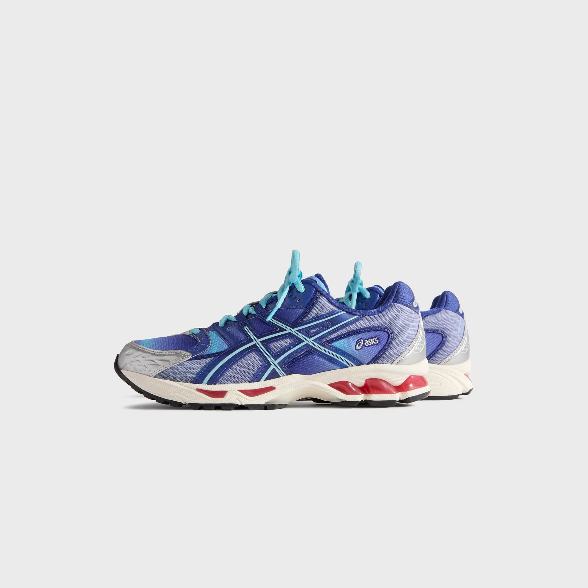 Marvel vs. Capcom | Kith for ASICS Gel-Nimbus 10.1 Iron Man vs. Mega Man Double Box - Italian Straw / Molten Lava / Mazarine Blue