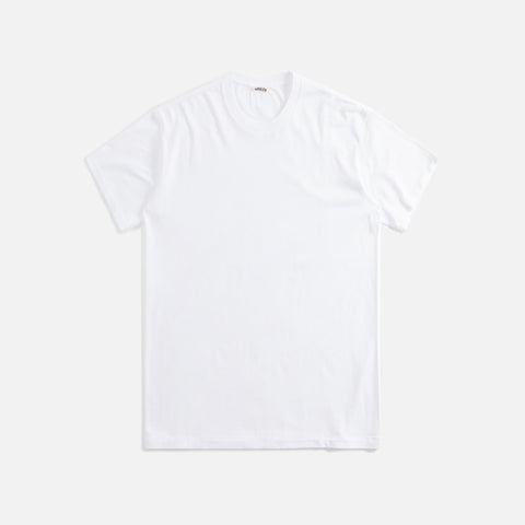 Auralee Seamless Crew Neck Tee - White