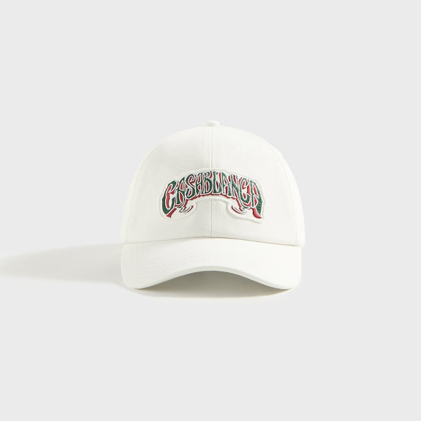 Casablanca Gothic Green Logo Patch Cap - White – Kith Canada