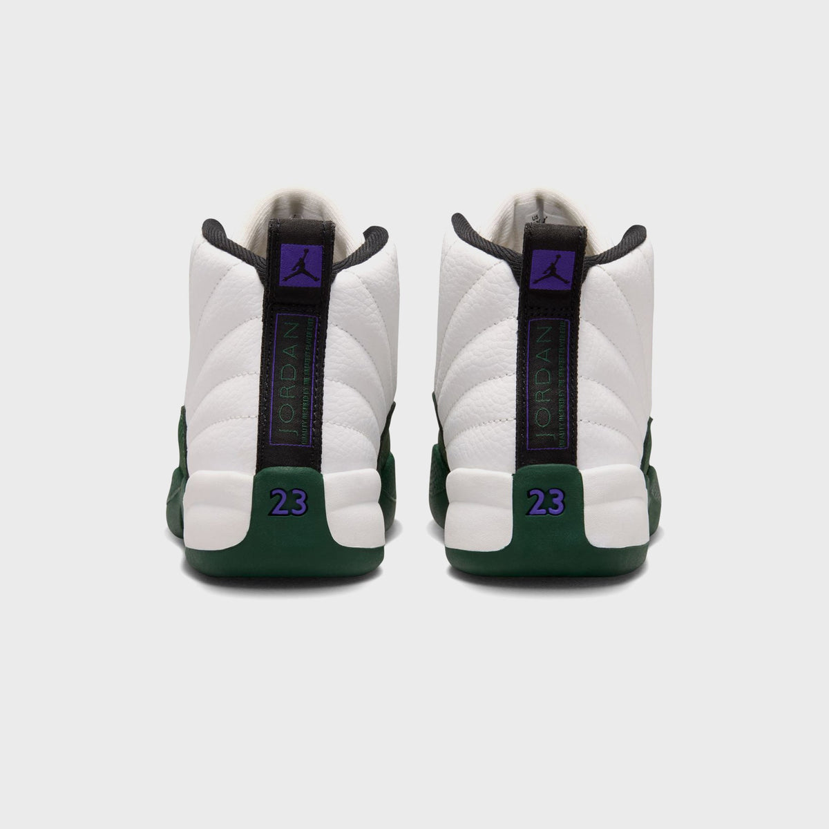 Jordan PS Jordan 12 Retro - Summit White / Gorge Green / Black / Fierce Purple