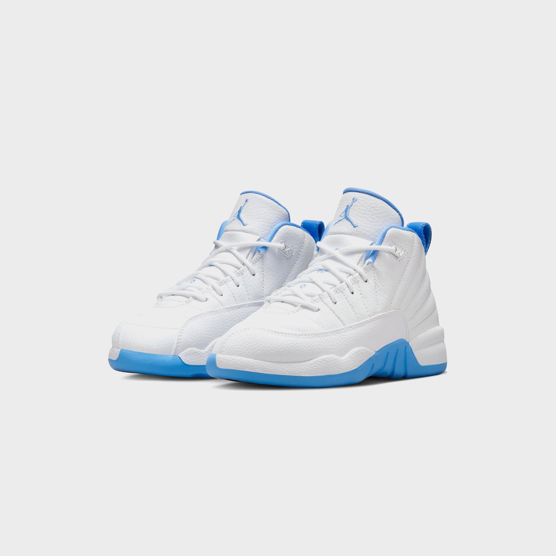 Nike Pre-School Jordan 12 Retro - White / Metallic Silver / University Blue