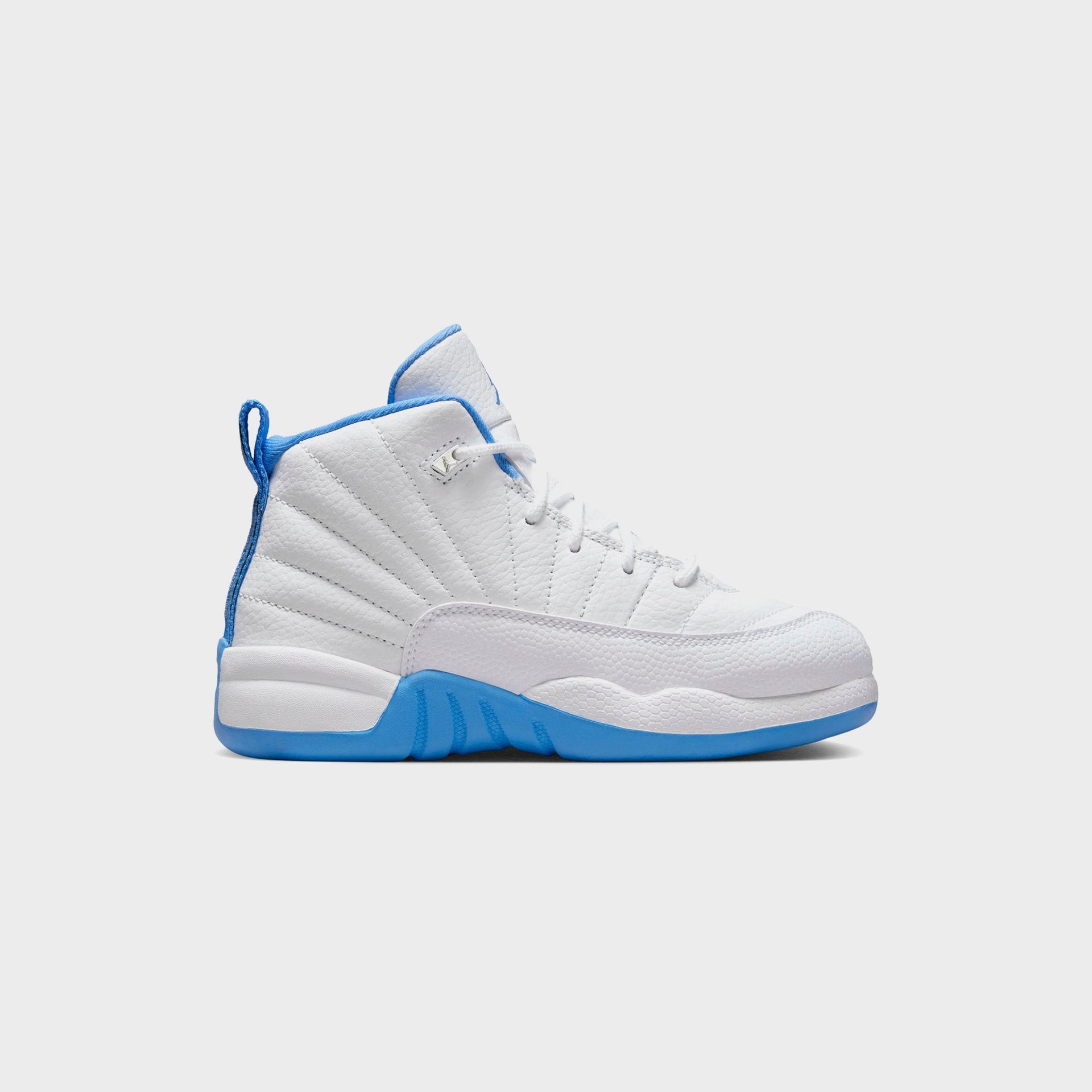 Nike Pre-School Jordan 12 Retro - White / Metallic Silver / University Blue