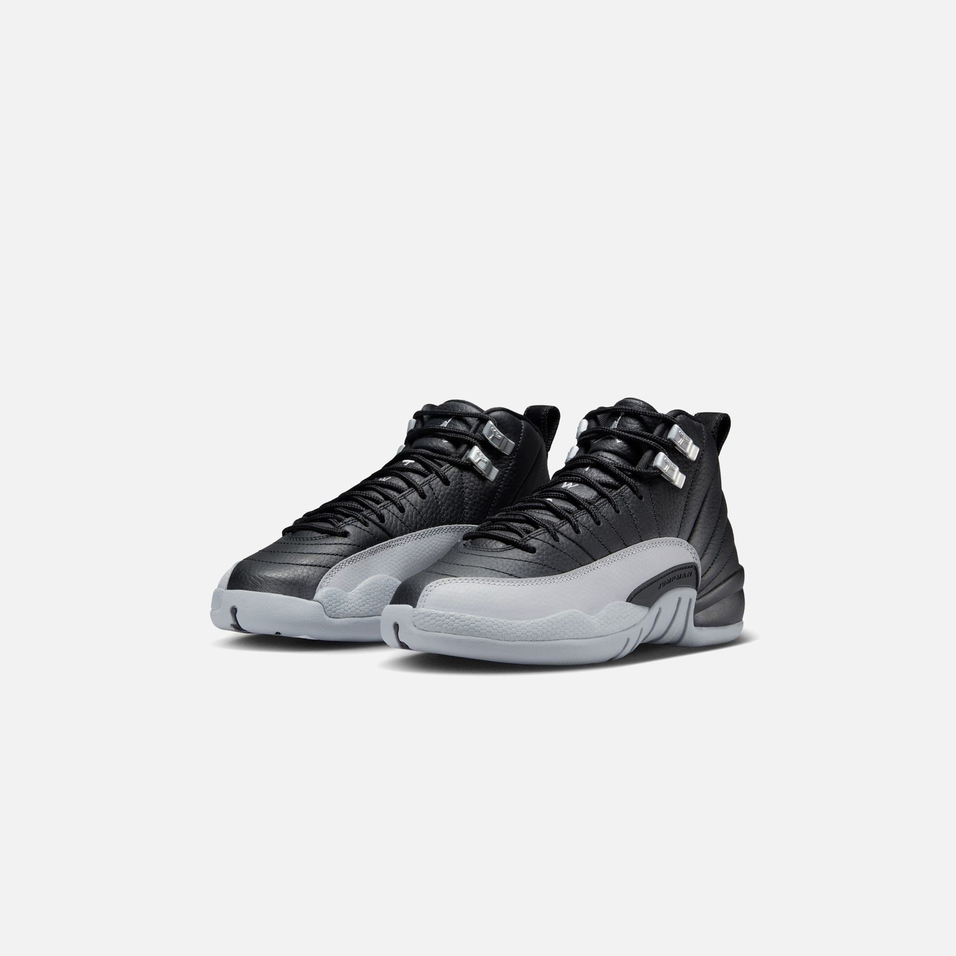 Jordan GS Air Jordan 12 - Retro Black / Wolf Grey / White