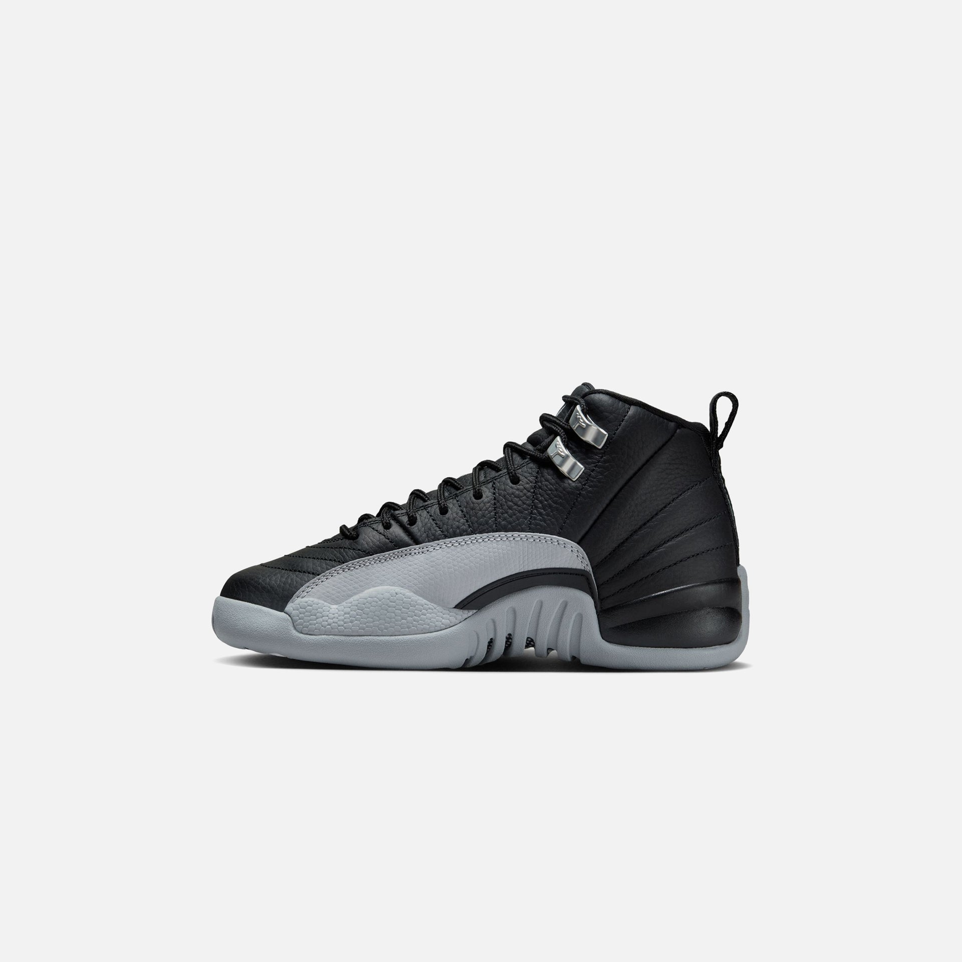 Jordan GS Air Jordan 12 - Retro Black / Wolf Grey / White