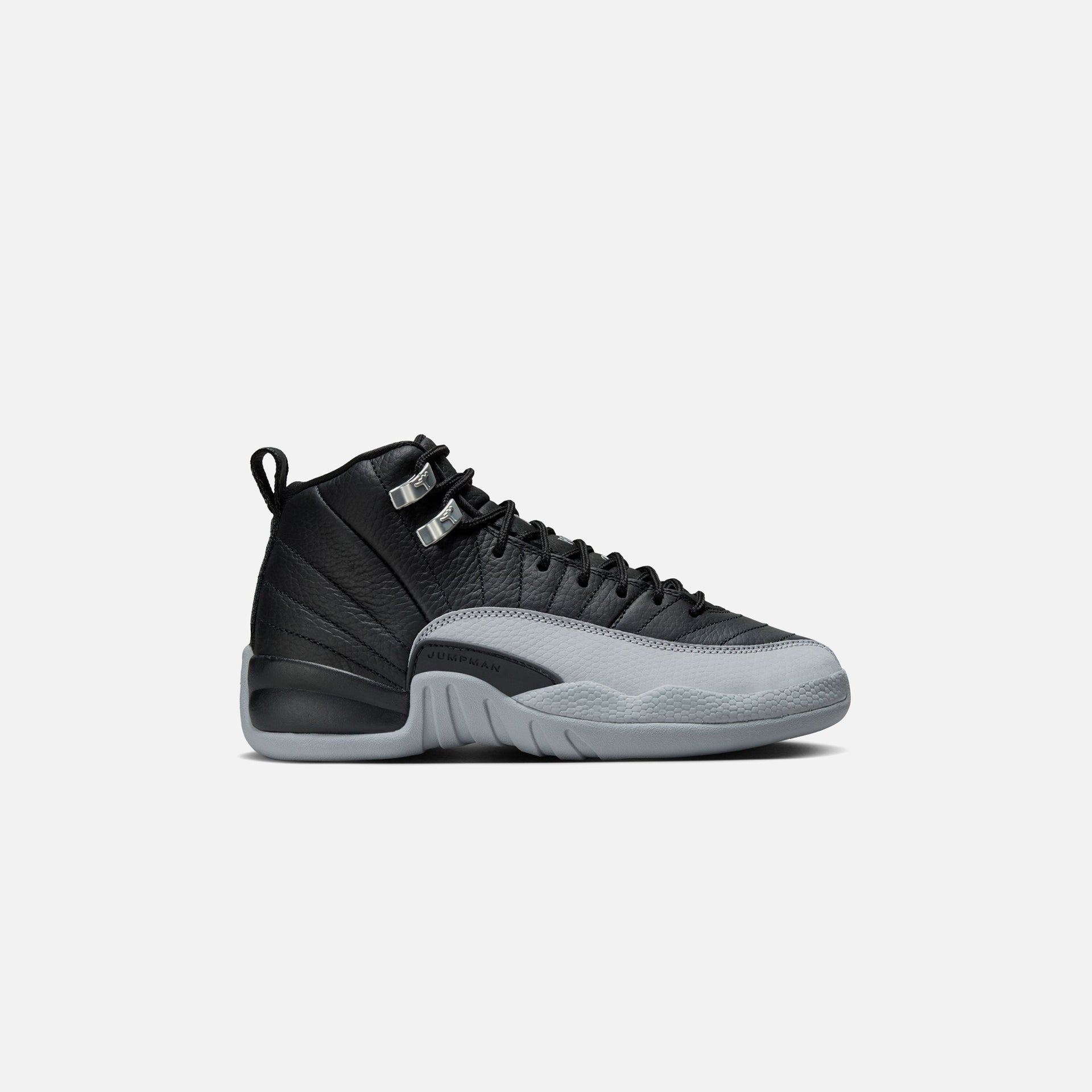 Jordan GS Air Jordan 12 - Retro Black / Wolf Grey / White