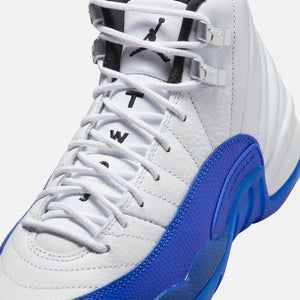 Jordan GS Air Jordan 12 - White / Black / Game Royal