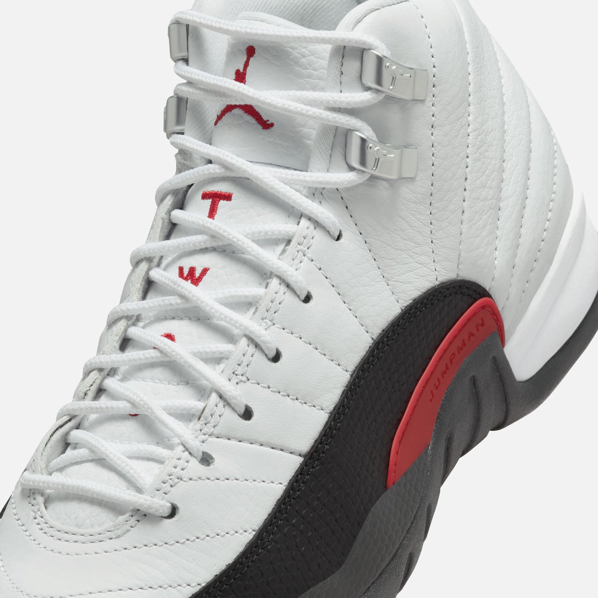 Jordan GS Air Jordan 12 Retro - White / Gym Red / Black