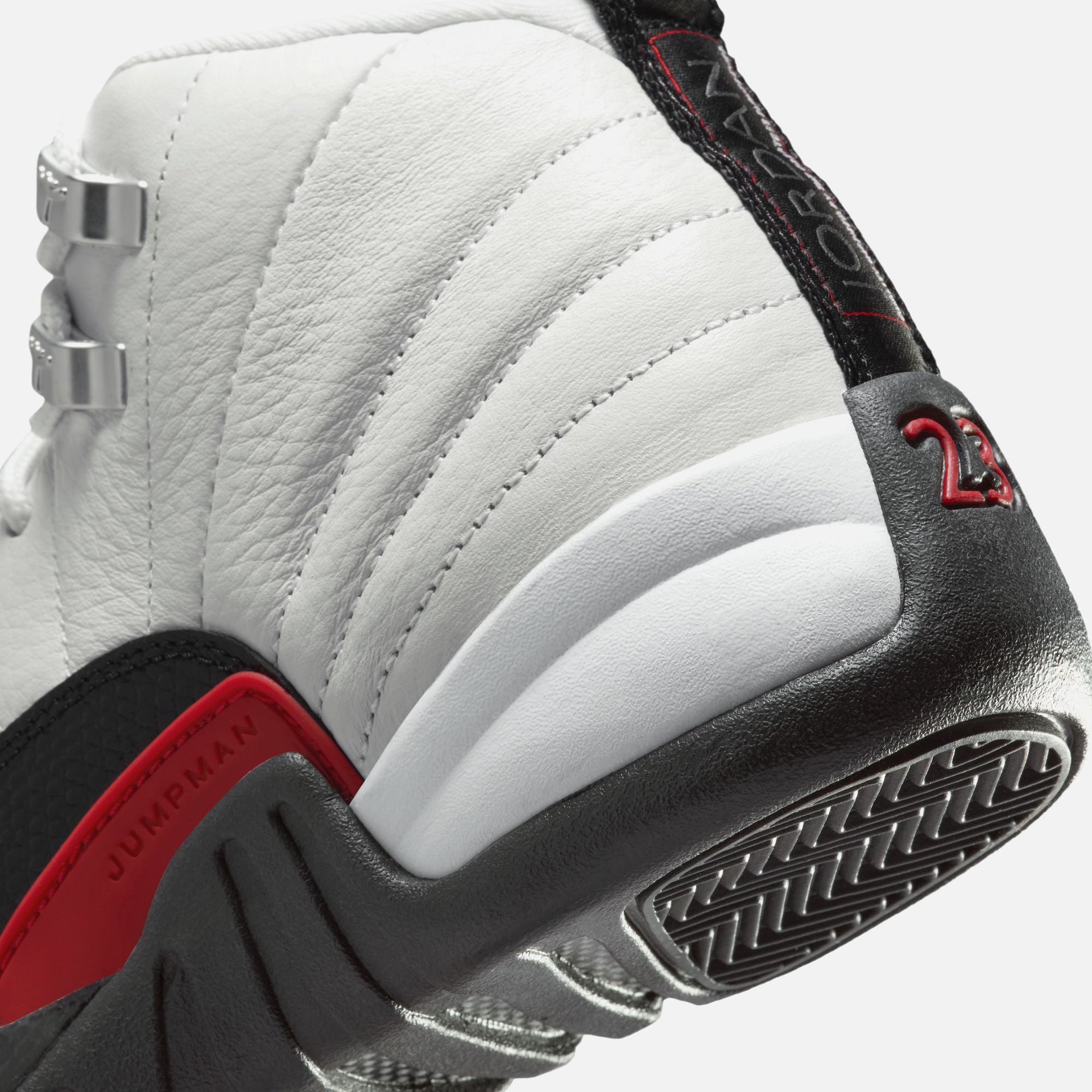 Jordan GS Air Jordan 12 Retro - White / Gym Red / Black