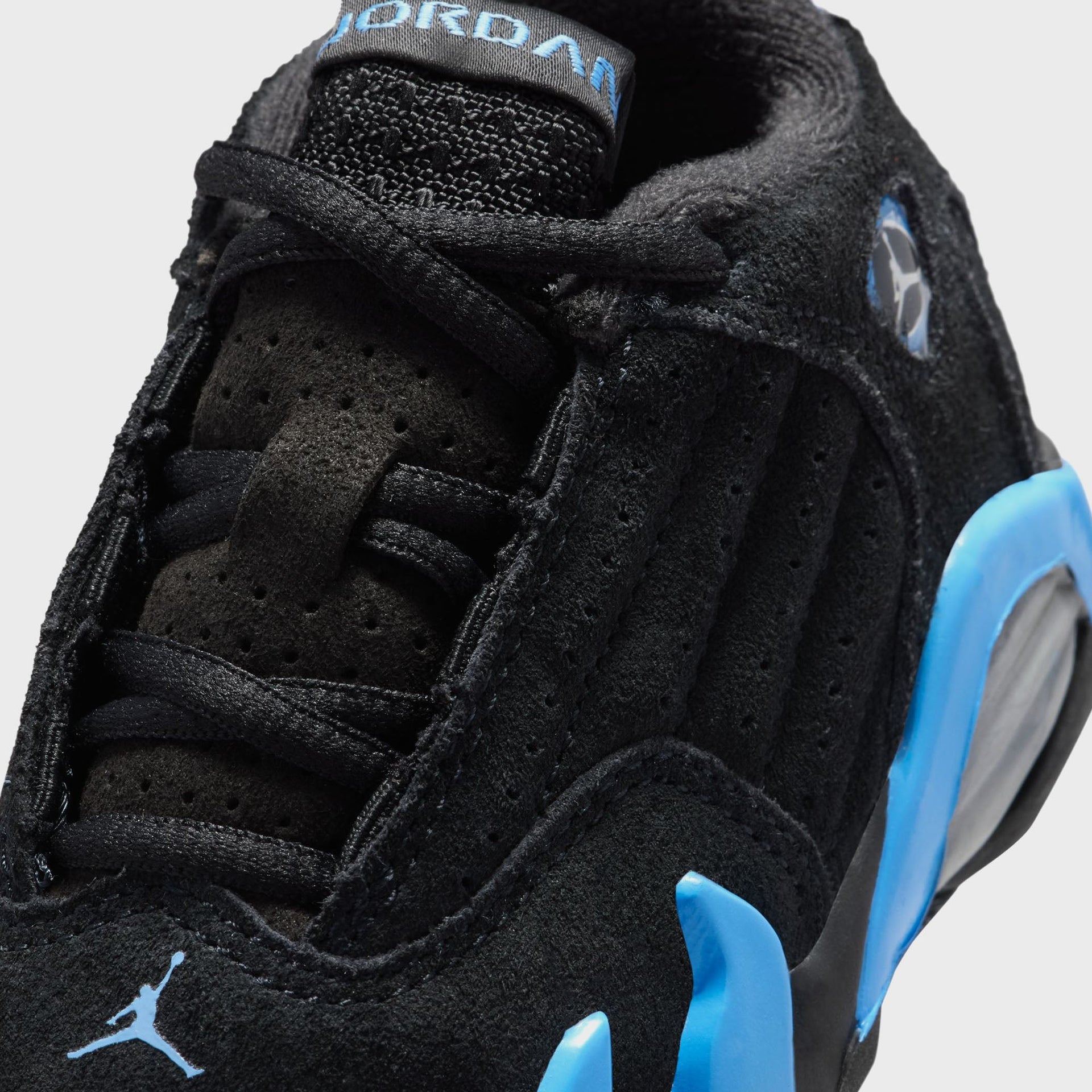Jordan TD Jordan 14 Retro - Black / White / University Blue / Metallic Silver