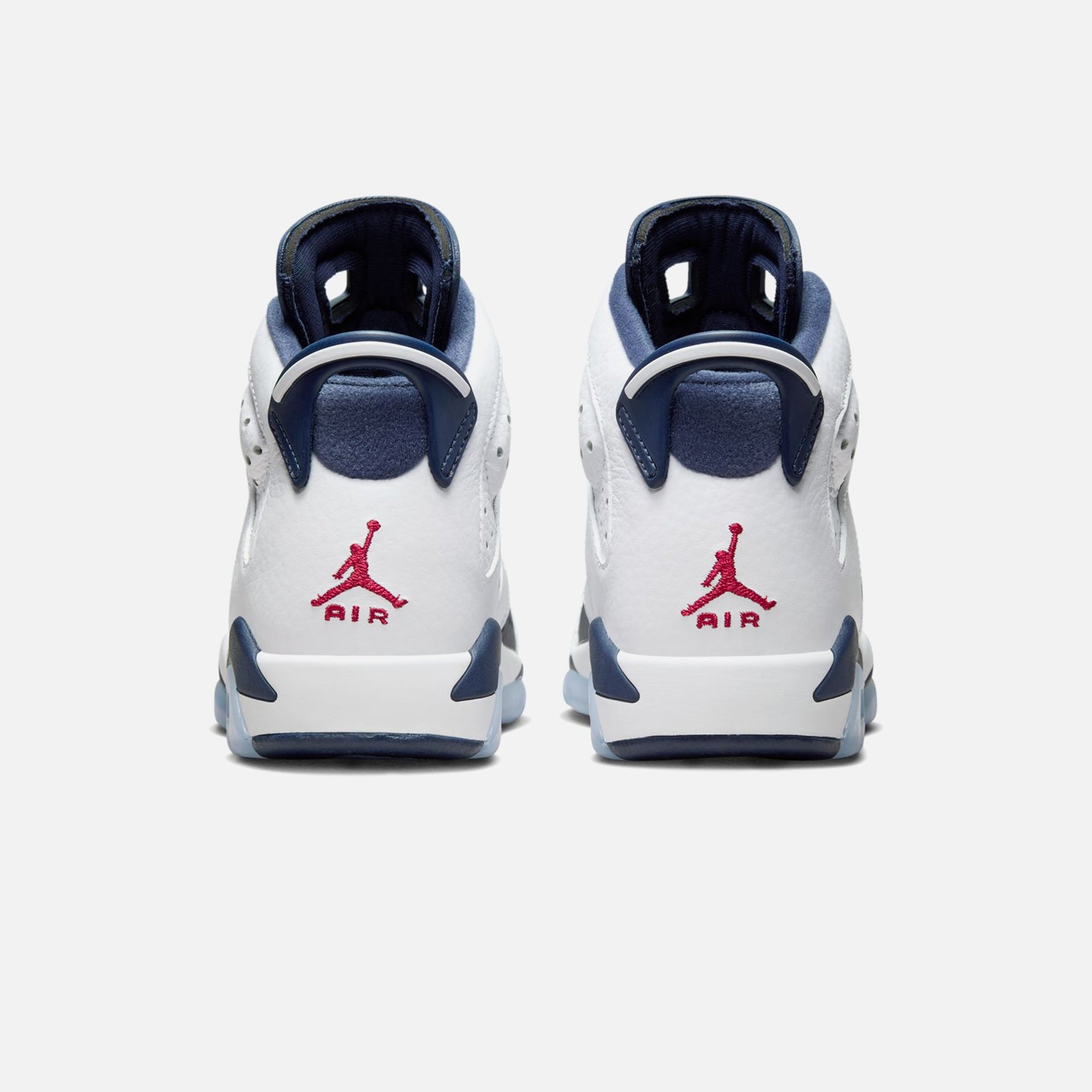 GS Air Jordan 6 Retro - White / Varsity Red / Midnight Navy