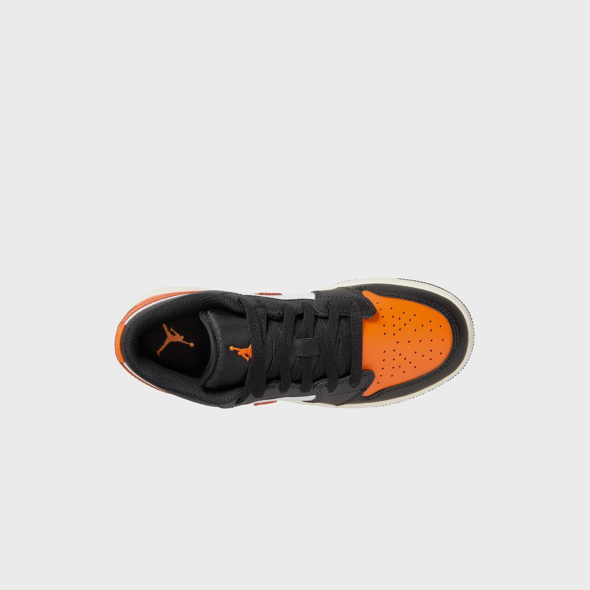 Jordan GS Air Jordan 1 Low - Black / Starfish / White / Sail