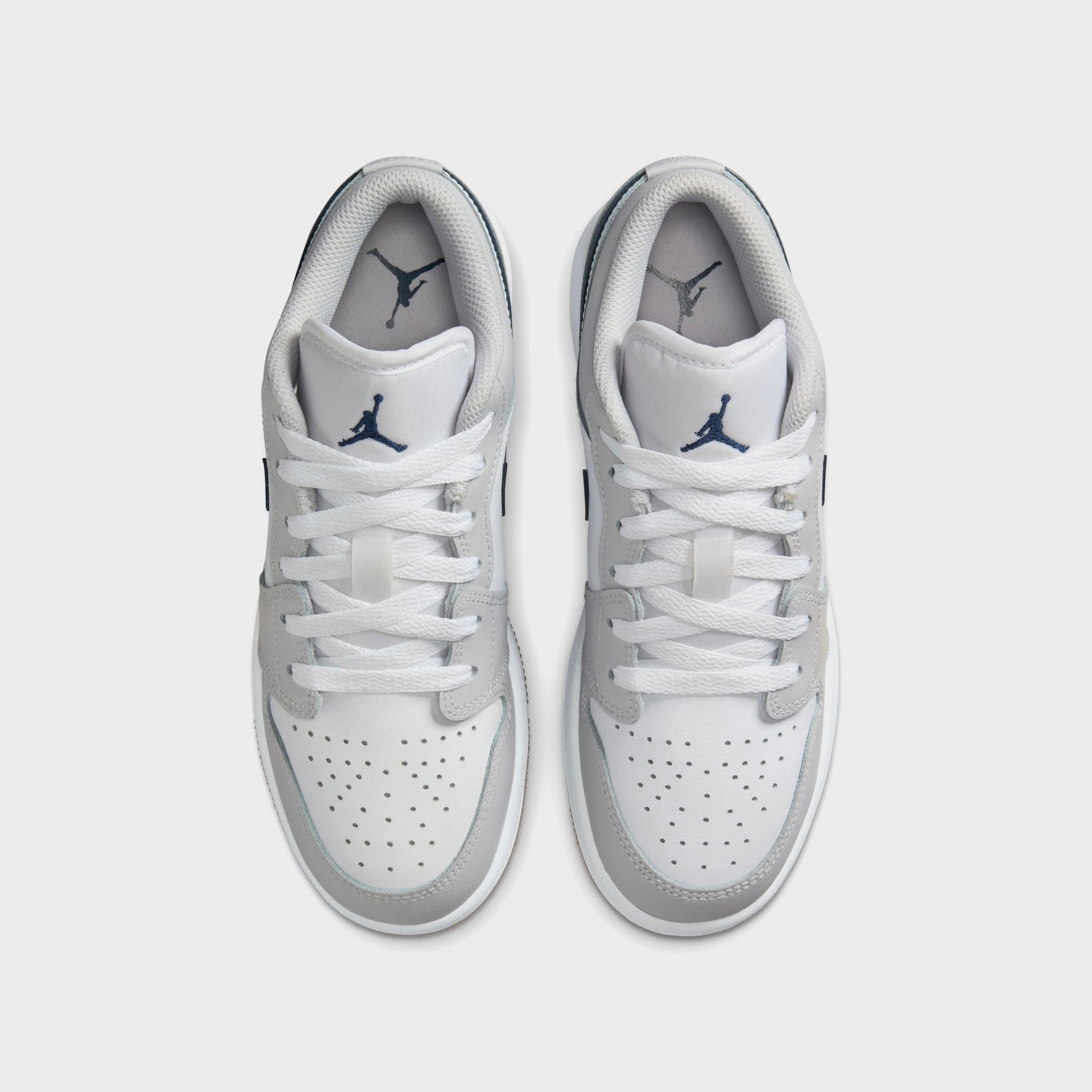 Nike Air Jordan 1 Low - White / Neutral Grey / Gum Medium Brown / Midnight Navy