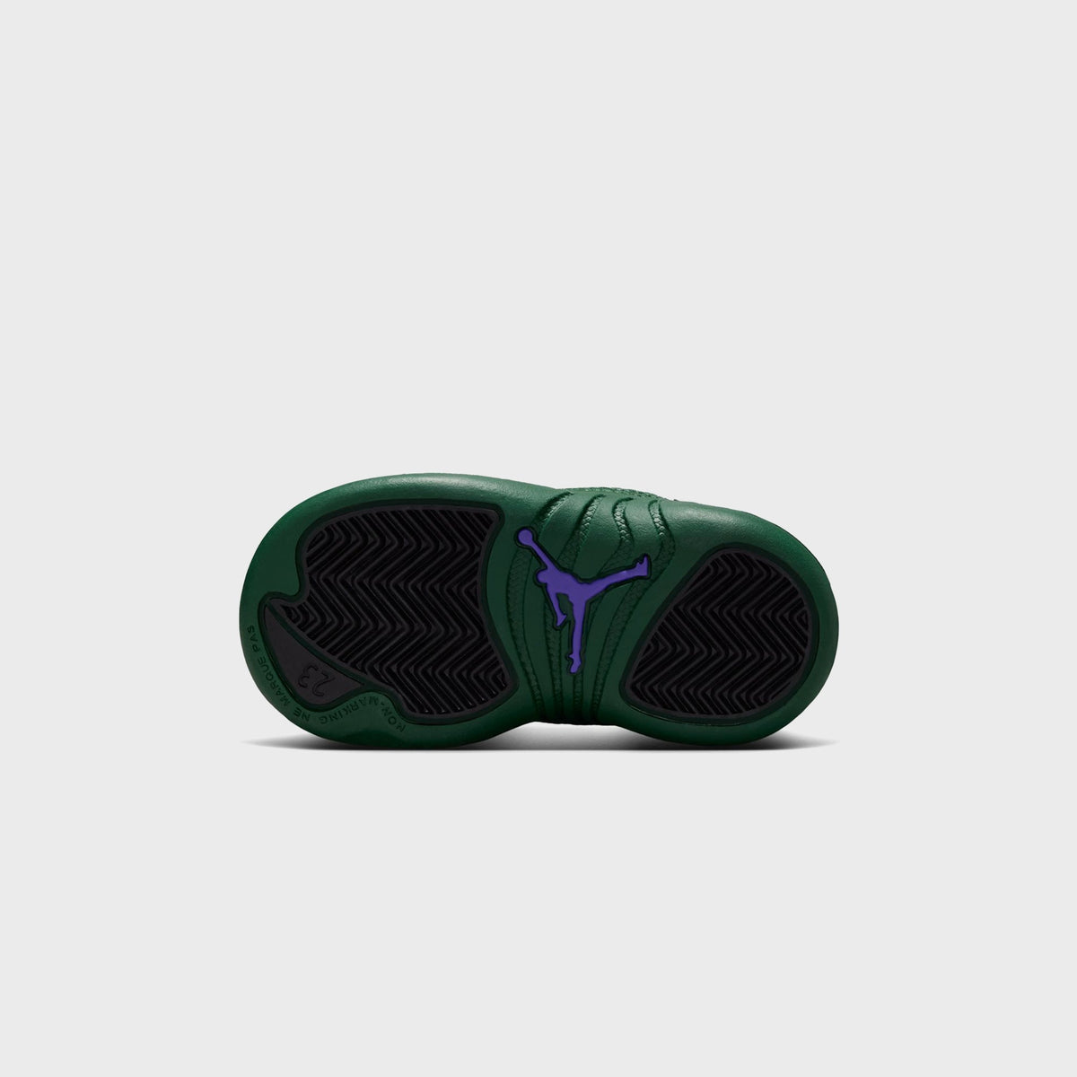 Jordan TD Jordan 12 Retro - Summit White / Gorge Green / Black / Fierce Purple