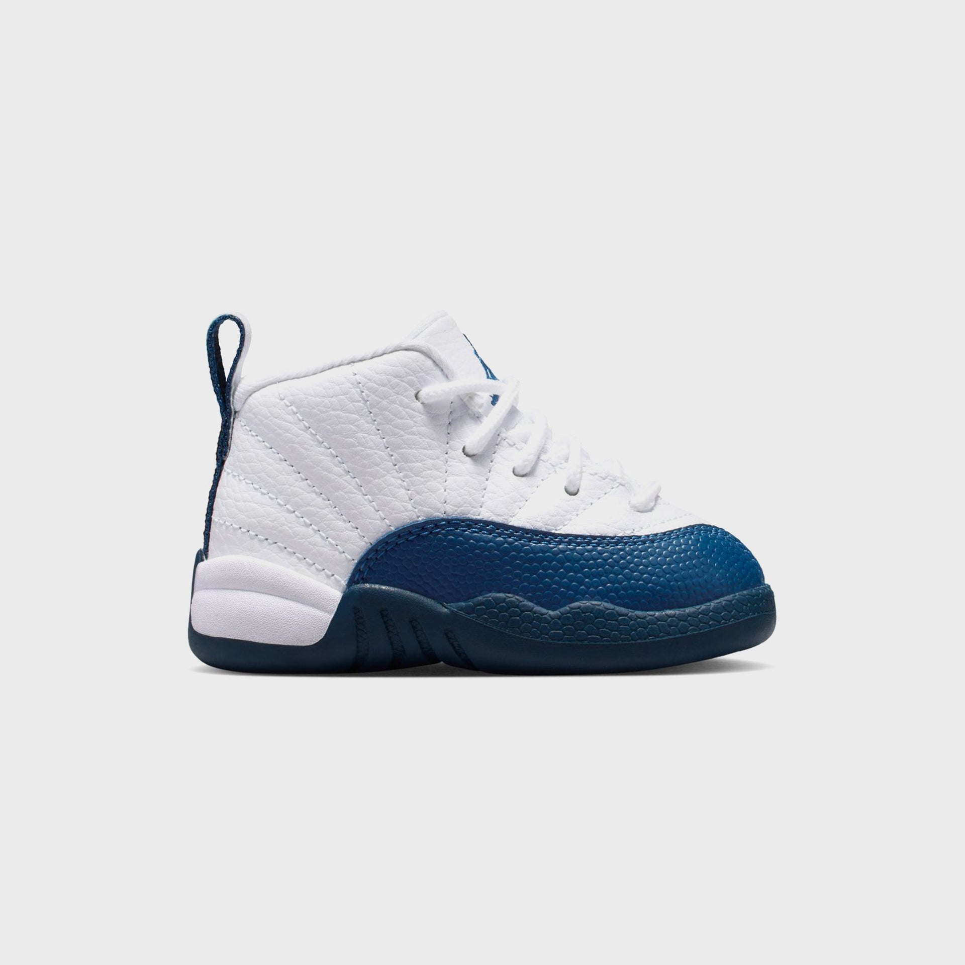 Jordan TD Air Jordan 12 Retro - White / French Blue / Metallic Silver