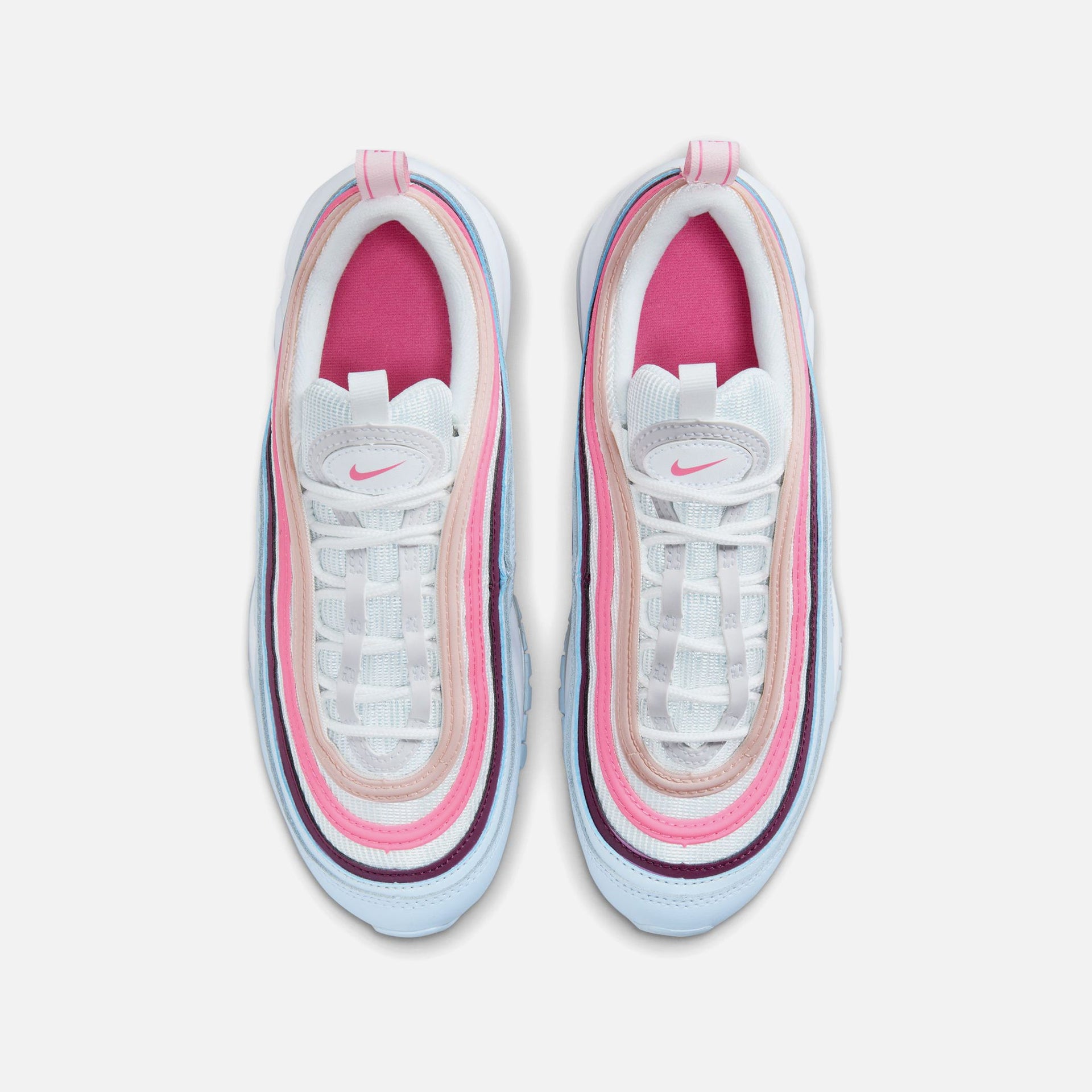 Nike GS Air Max 97 - Summit White / Pinksicle / Blue Tint / Viotech