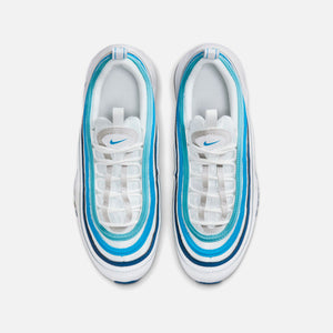 Nike Grade School Air Max 97 - Summit White / Black / Court Blue