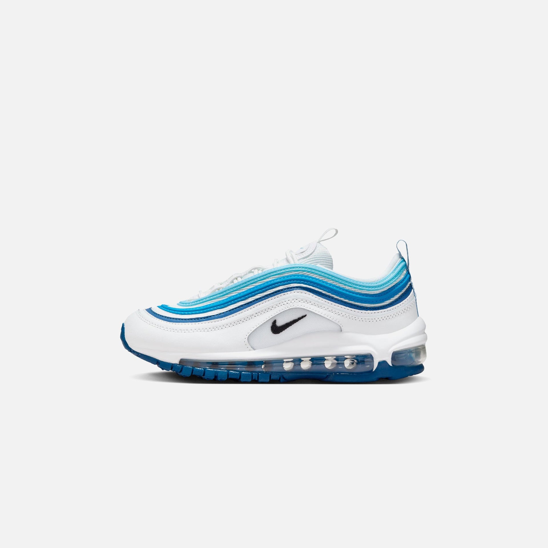 Nike Grade School Air Max 97 - Summit White / Black / Court Blue