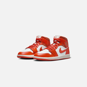 WMNS Air Jordan 1 Mid - Summit White / Cosmic Clay / Amber Brown