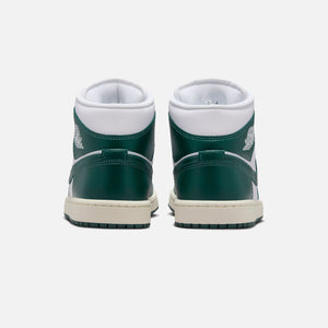 Nike WMNS Air Jordan 1 Mid - White / Sail / Oxidised Green