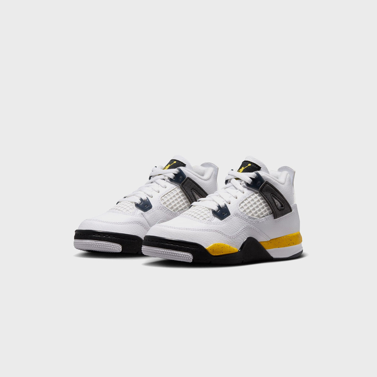 Jordan PS Jordan 4 Retro - White / Tour Yellow / Dark Blue Grey / Black