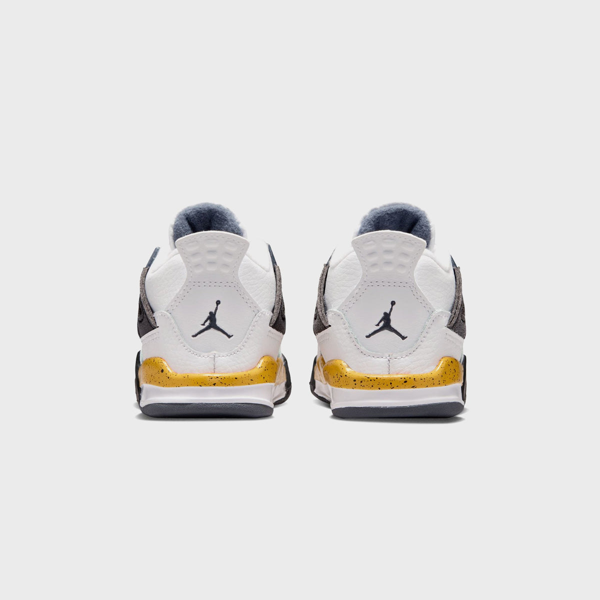 Jordan TD Jordan 4 Retro - White / Tour Yellow / Dark Blue Grey / Black