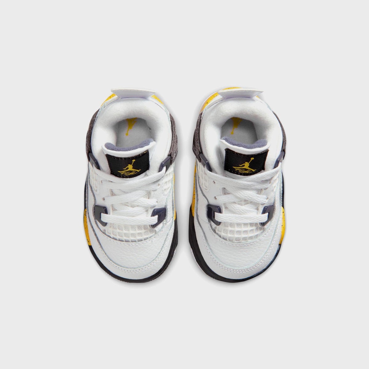 Jordan TD Jordan 4 Retro - White / Tour Yellow / Dark Blue Grey / Black