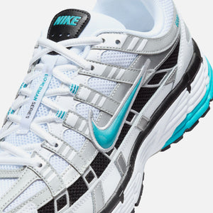 Nike P-6000 - White / Dusty Cactus / Metallic Silver / Black