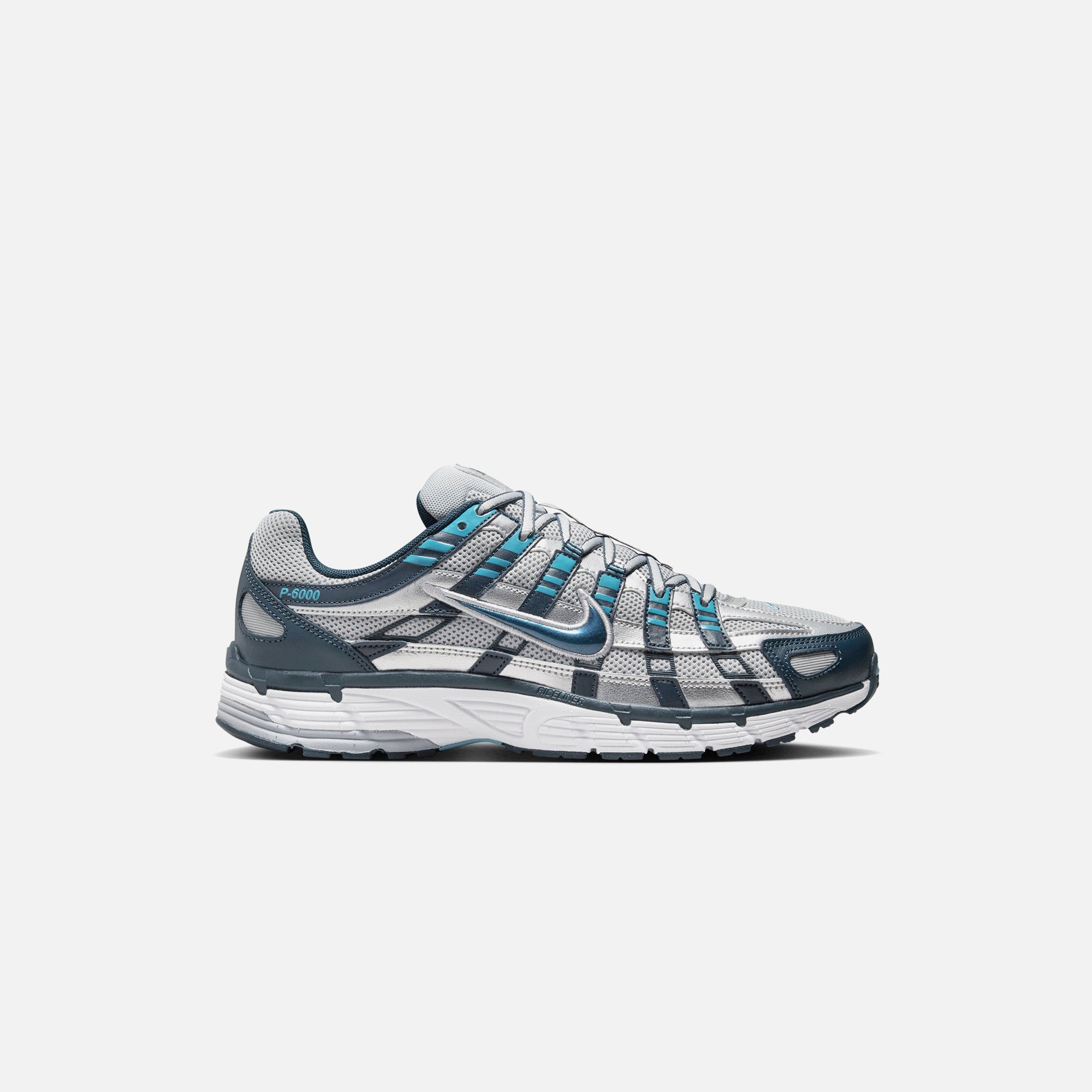 Nike P 6000 Armory Navy Metallic Silver Flat Silver White Kith Canada