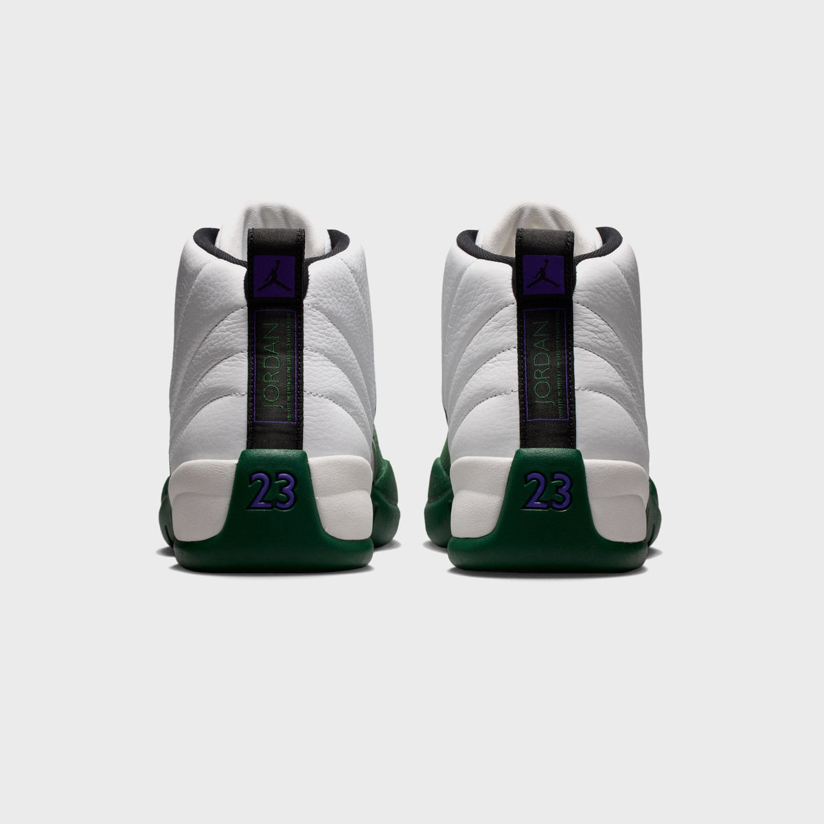 Jordan Air Jordan 12 Retro - Summit White / Gorge Green / Black / Fierce Purple