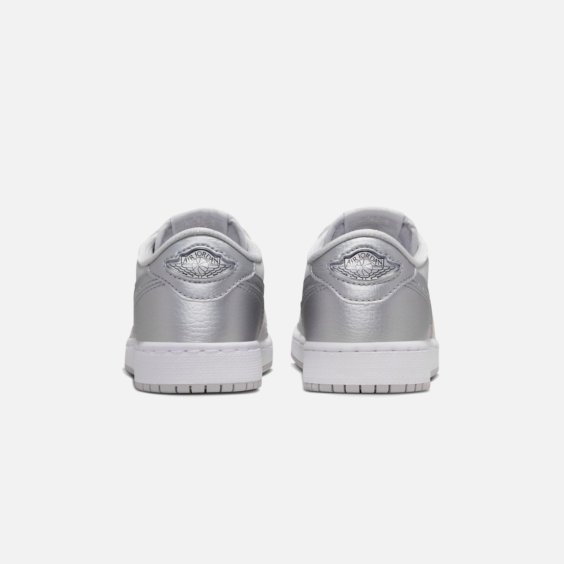 Jordan GS Air Jordan 1 Low OG - Neutral Grey / Metallic Silver / White