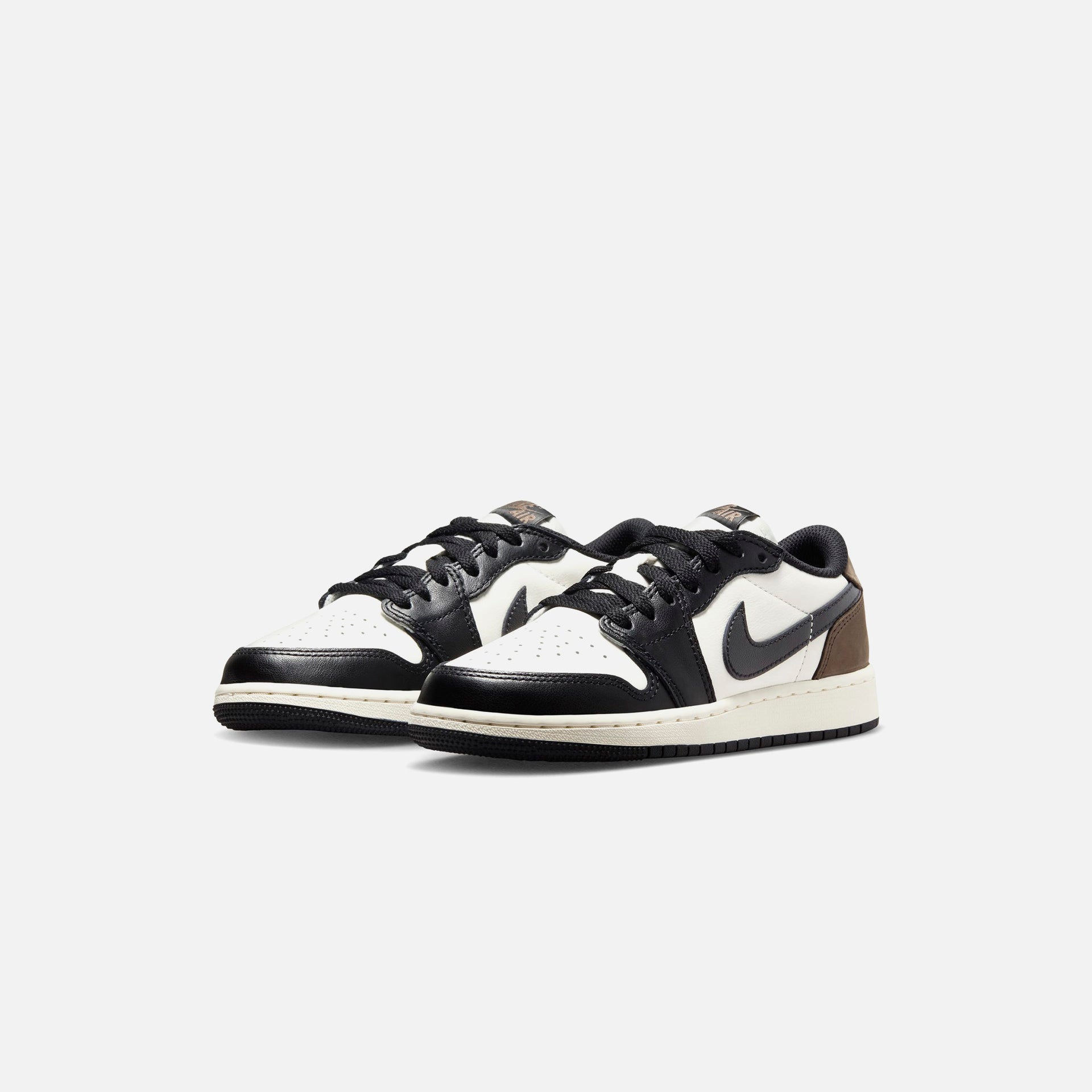 Jordan GS Air Jordan 1 Low OG - White / Black / Palomino