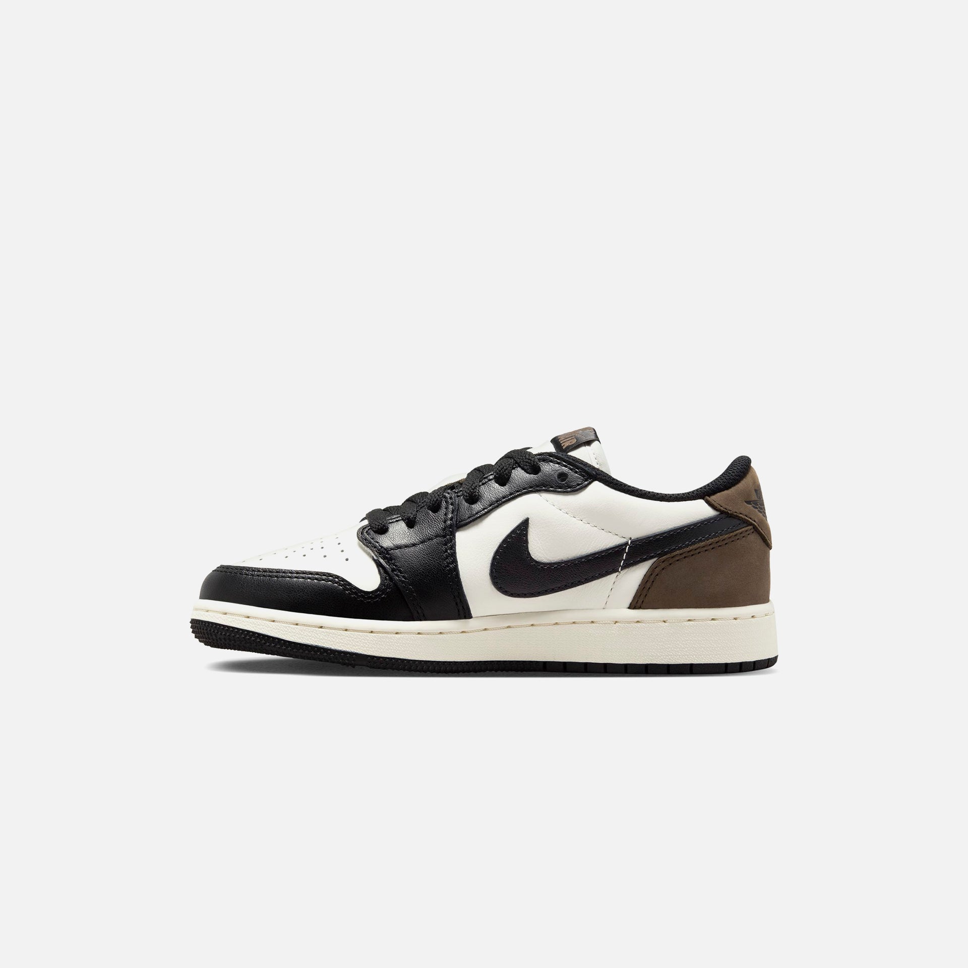 Jordan GS Air Jordan 1 Low OG - White / Black / Palomino