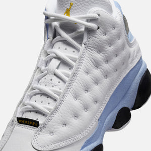 Nike GS Air Jordan 13 Retro - White / Yellow Ochre / Blue Grey