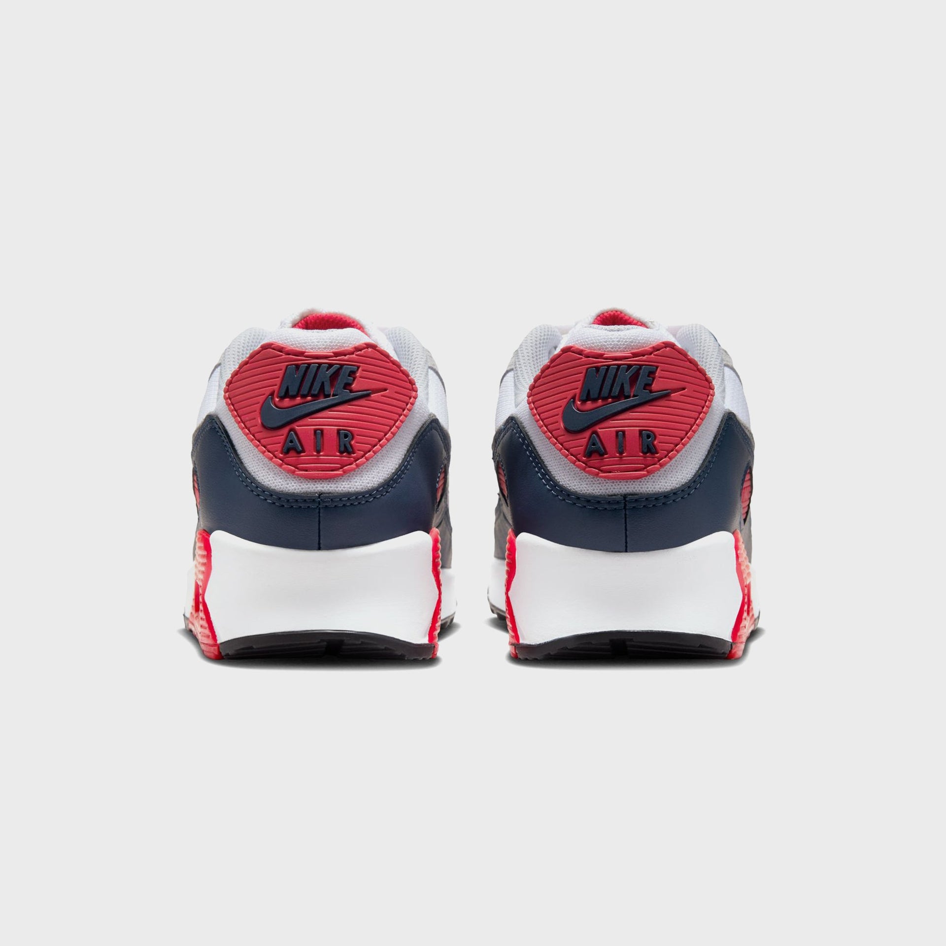 Nike Air Max 90 - White / Cool Grey / University Red