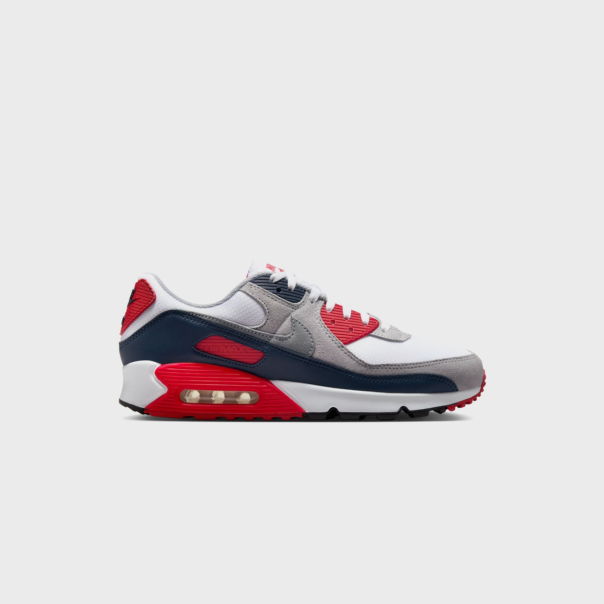Nike Air Max 90 - White / Cool Grey / University Red