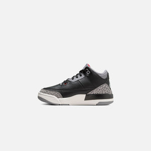 Jordan PS Air Jordan 3 Retro - Black / Fire Red / Cement Grey / Sail