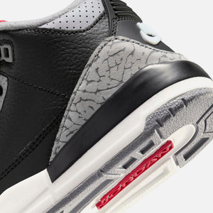 Jordan PS Air Jordan 3 Retro - Black / Fire Red / Cement Grey / Sail