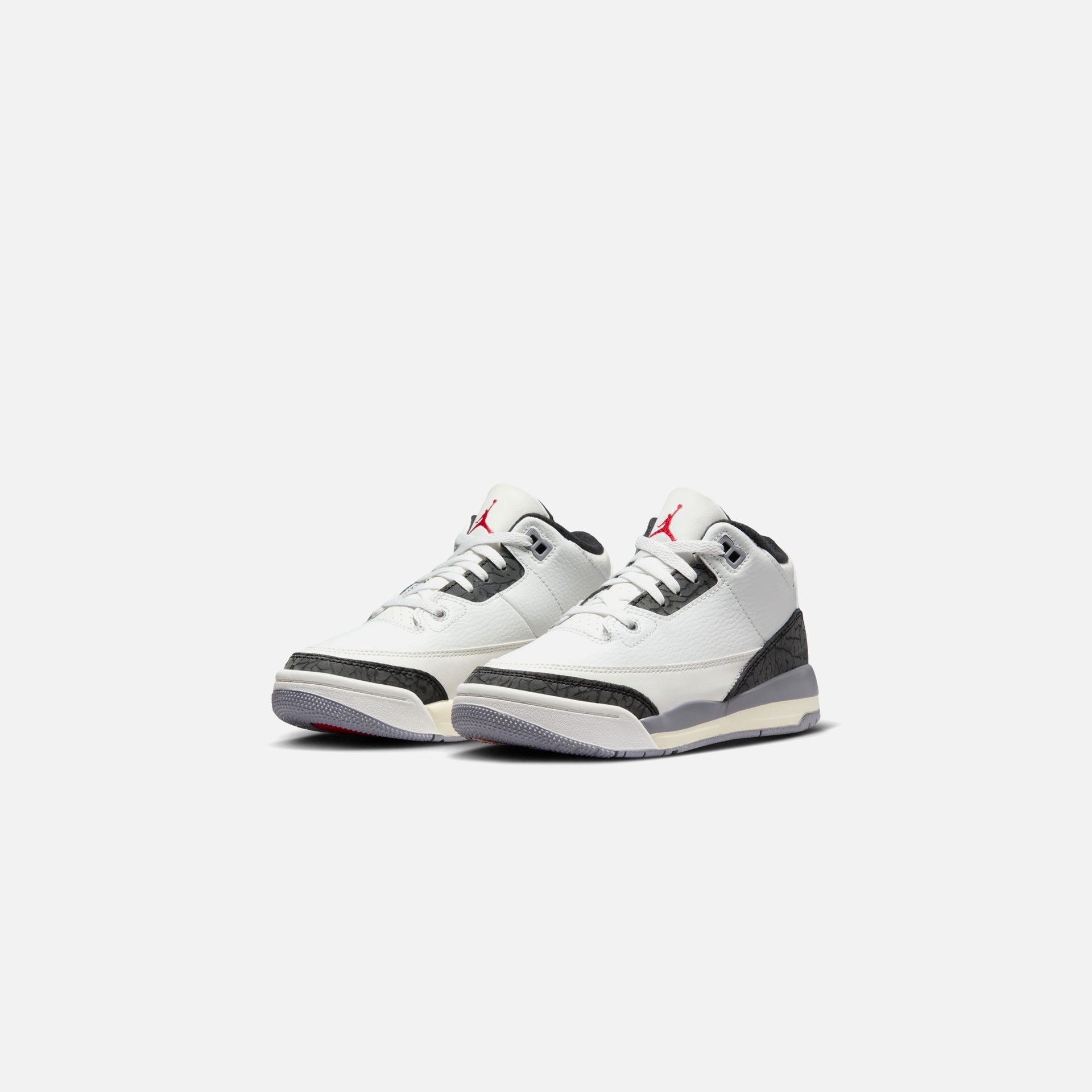 Jordan PS Air Jordan 3 Retro - Summit White / Fire Red Cement