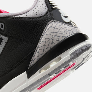 Jordan GS Air Jordan 3 Retro - Black / Fire Red / Cement Grey / Sail