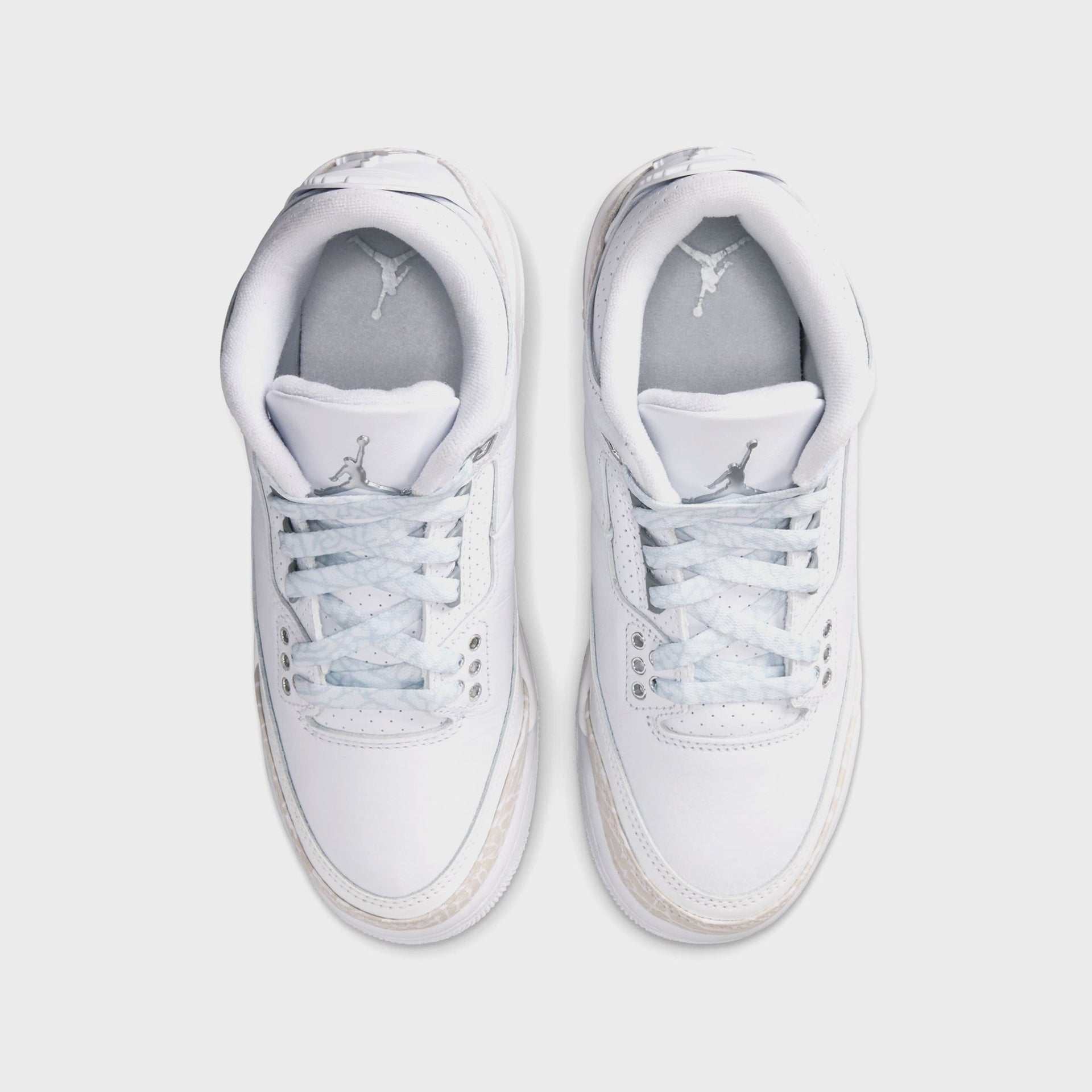 Jordan GS Air Jordan 3 - White / Metallic Silver