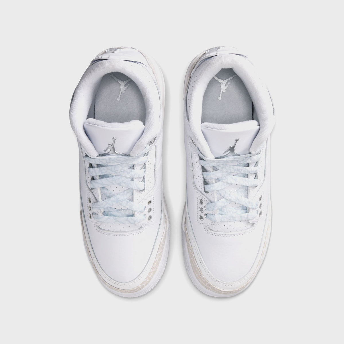 Nike PS Air Jordan 3 Retro - White / Metallic Silver / White