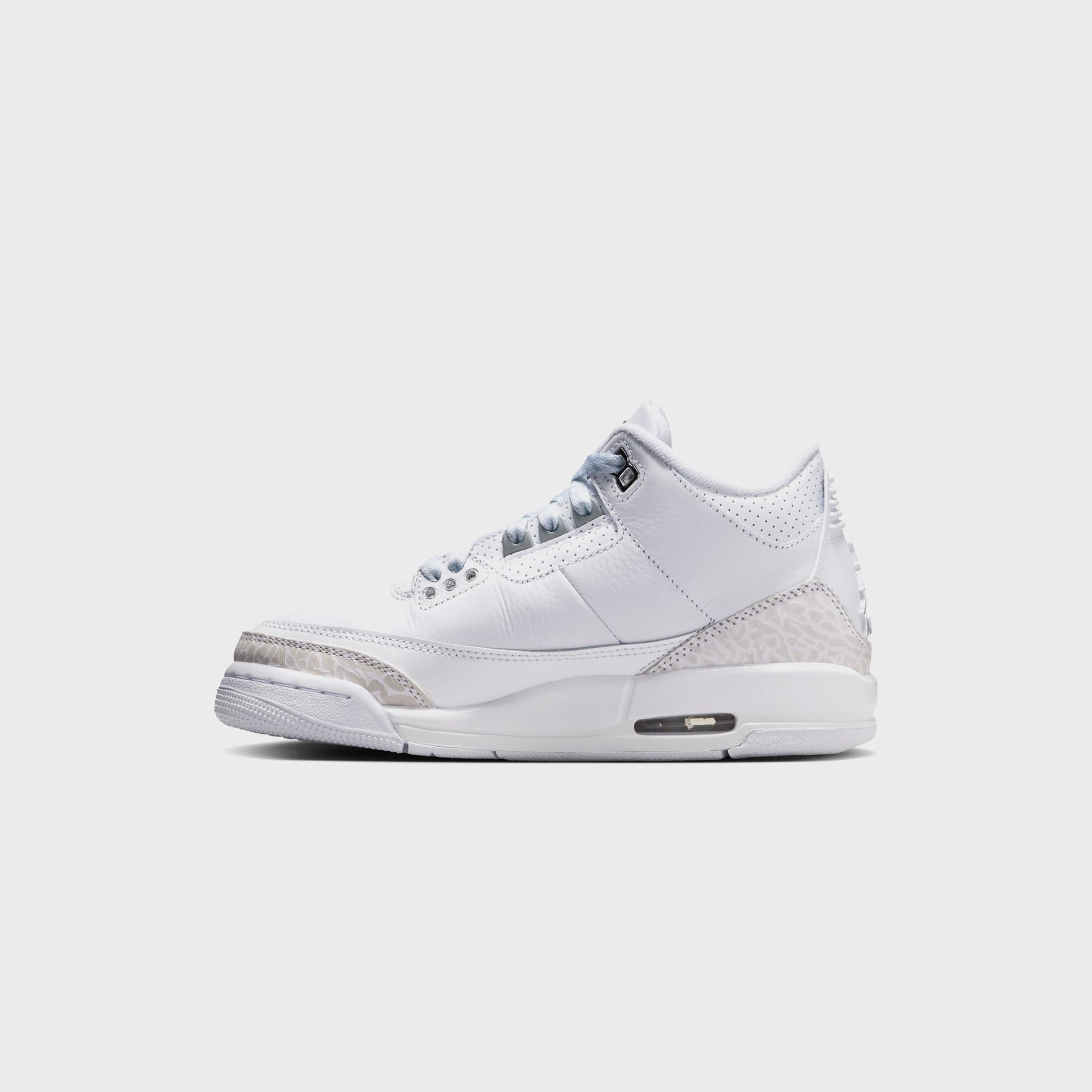 Jordan GS Air Jordan 3 - White / Metallic Silver
