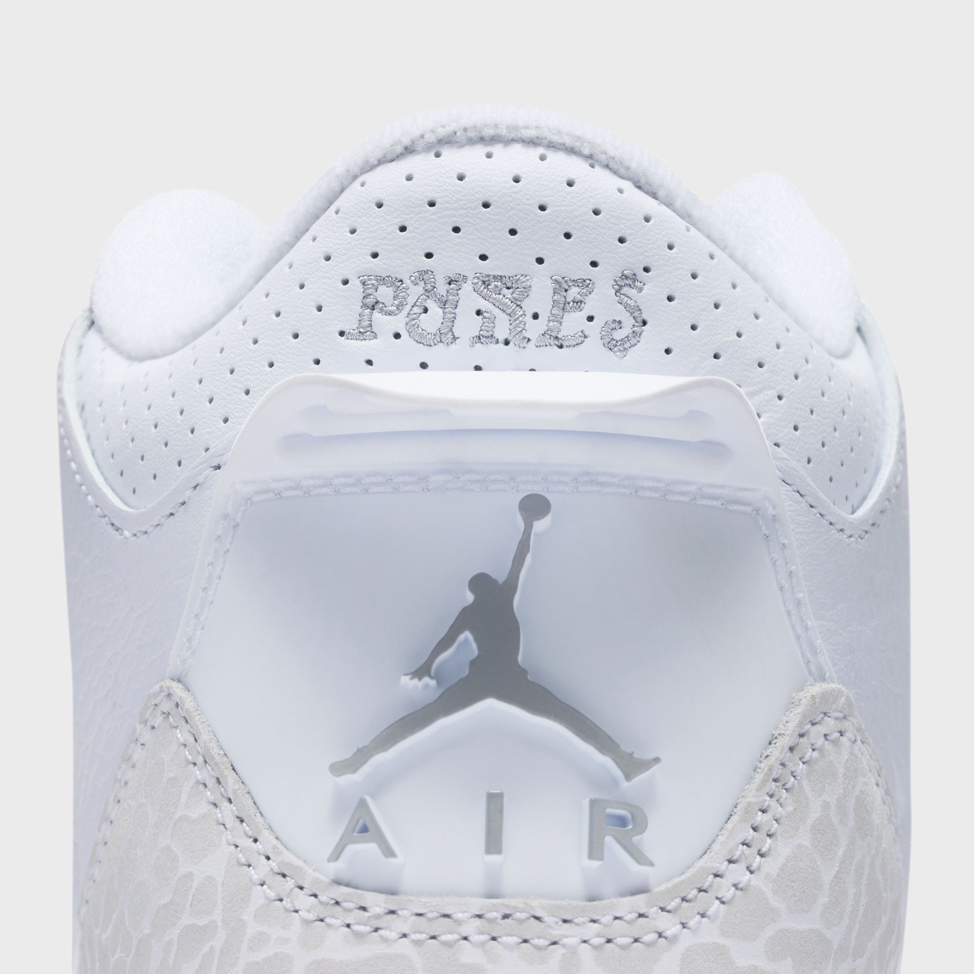 Jordan GS Air Jordan 3 - White / Metallic Silver