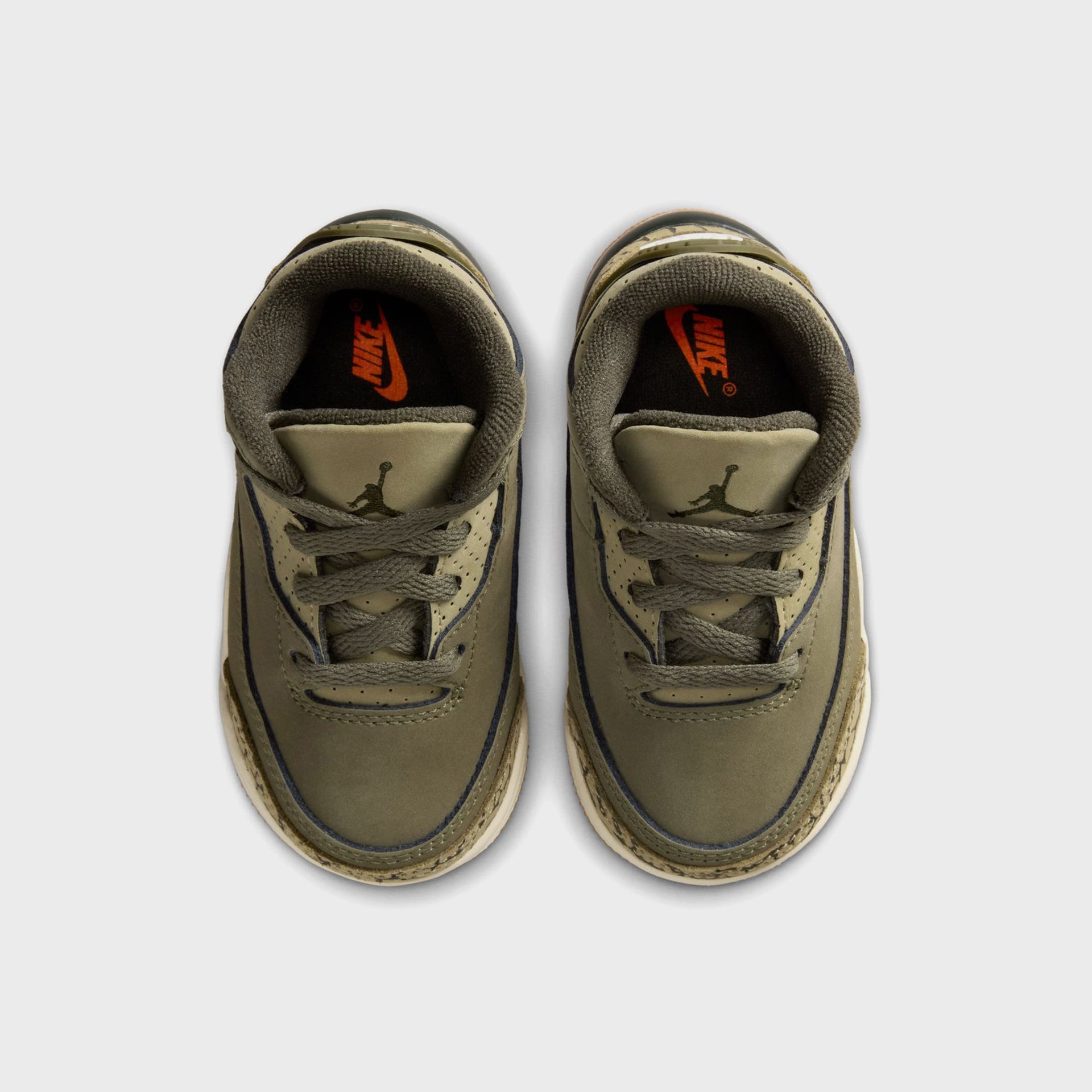 Jordan TD Air Jordan 3 Retro - Medium Olive / Sequoia / Neutral Olive / Sail / Total Crimson