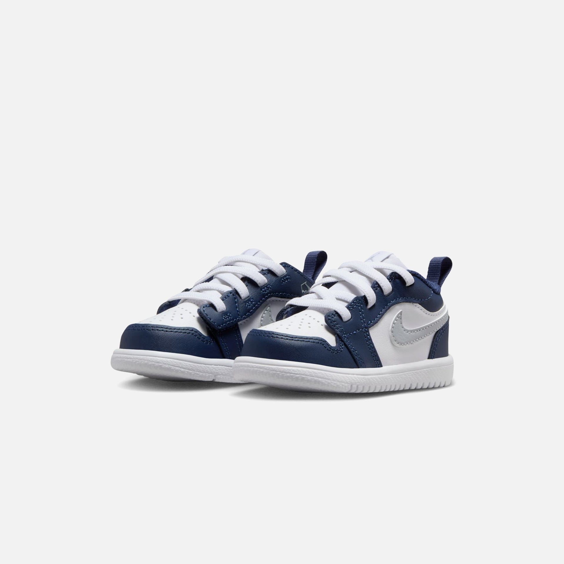 Nike Air Jordan Toddler 1 Low - White / Wolf Grey / Midnight Navy