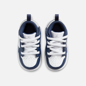 Nike Air Jordan Toddler 1 Low - White / Wolf Grey / Midnight Navy