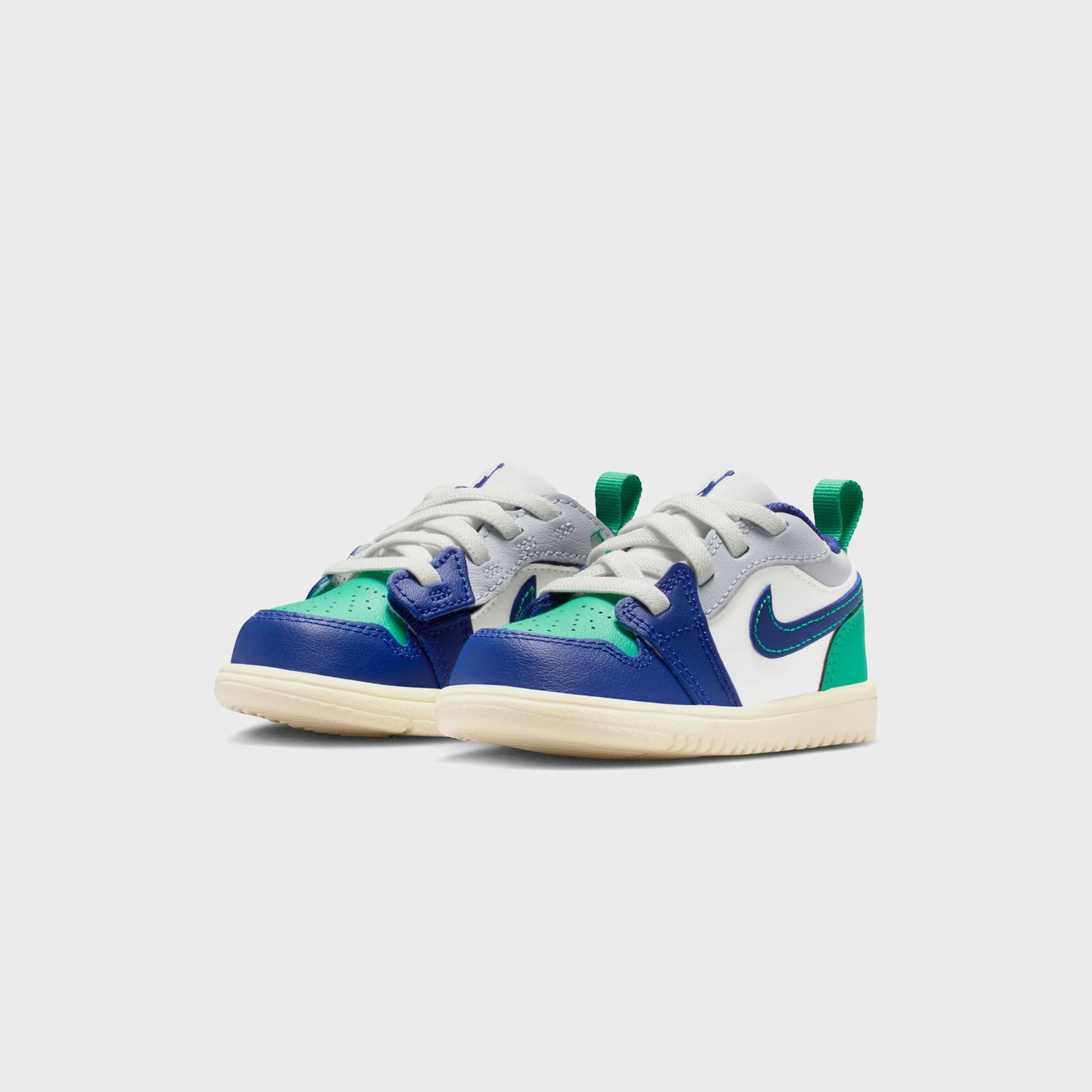 Nike TD Jordan 1 Low Alt - Sail / Deep Royal Blue / Stadium Green