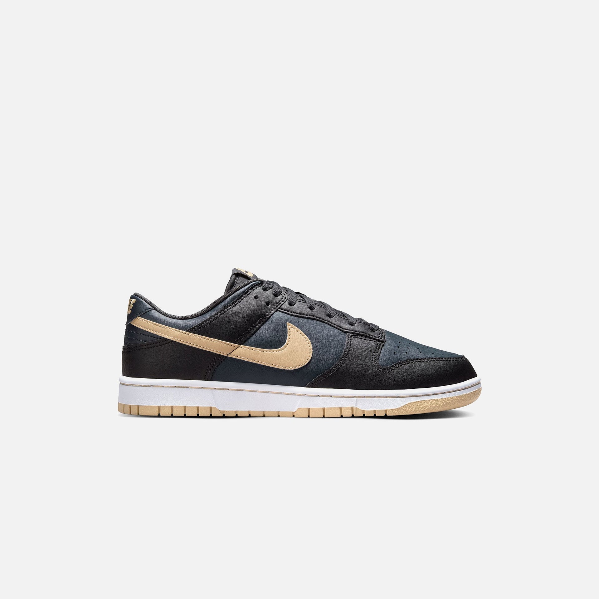 Nike Dunk Low Retro PRM - Low Black / Midnight Navy / Tan